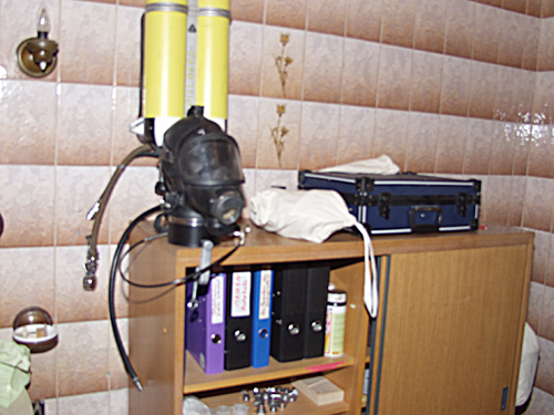 Atemschutzwartungsraum